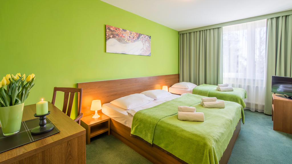 Room CLASSIC Family comfortable accommodation in High Tatras. Hotel SLOVAN Tatranska Lomnica.